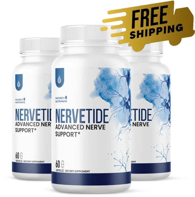 NerveTide nerve comfort capsule bottles